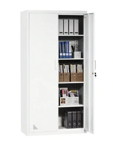 Tall Metal Filing Cabinet Modern Storage Cupboard 5 Tier Shelf File Locker Unit - Picture 1 of 5