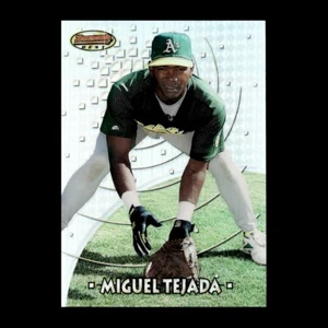 Miguel Tejada 1997 Bowman's Best Previews Refractor #BBP18 Rookie RC - Picture 1 of 2