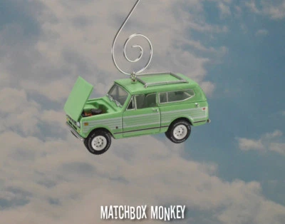 1979 International Harvester Scout II Custom Christmas Ornament 1/64 Hard Top - Image 1 of 4