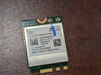 LENOVO K14 V14 MT7921 M.2 2230 NGFF 802.11AX WLAN WIFI BLUETOOTH CARD 5W10V25823 - Image 1 of 2