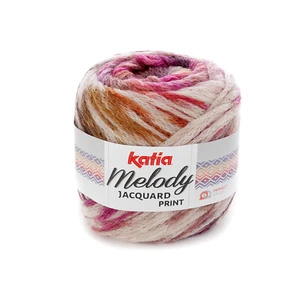 MELODY JACQUARD print von Katia 100g Wolle 8 Farben - Bild 1 von 9