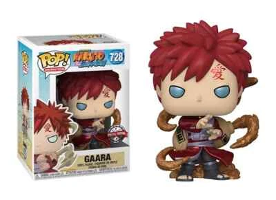 Naruto Shippuden - МЕТАЛЛИК GAARA Pop! Виниловая эксклюзивная фигурка + POP PROTECTOR - Изображение 1 из 3