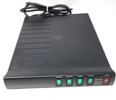 National Lighting Desktop PC Surge Suppressor PC200 5+1 Out Ethernet - Image 1 of 4