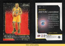 2008-09 Skybox Metal Universe Red PMG /40 David West #63