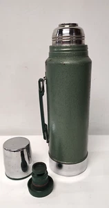 Vintage Green Aladdin Stanley Thermos A-944dh Made In USA Very Good Clean 1993 - Picture 1 of 6