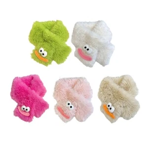 Cartoon Winter Baby Scarf Plush Scarves for Kids Boys Girls Warm Neckerchief - Picture 1 of 13