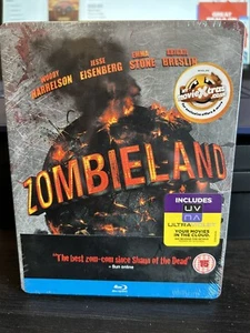 Zombieland Blu Ray Steelbook UK Release *NEW & SEALED* - Picture 1 of 2