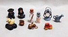 Assorted Lot Of 10 Dollhouse Miniatures