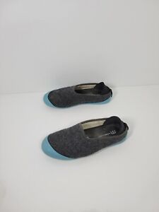 Mahabis Classic Gray Wool Slip-On Indoor Outdoor Slipper Shoe Women EU38 US 7.5