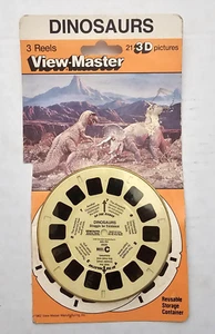 Dinosaurs View-Master 3 Reels In 3D Color #2025 1987 Sealed- Never Opened - Picture 1 of 3