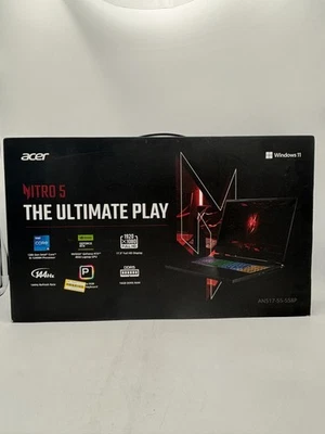 Acer Nitro 5 17.3" Core i5 12ª Generación 16GB RAM 512GB Negro Obsidiana RTX 4050 NUEVO Foto 1 de 4