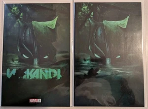 Wakanda #1 NM Whatnot Exclusive BossLogic Trade And Virgin Variant Set MCU - Picture 1 of 5