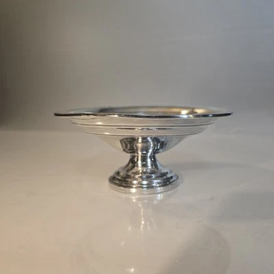 5.25" Revere Silversmiths Weighted Sterling (.925) Silver Compote Pedestal Dish - Image 1 of 4