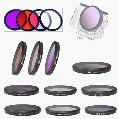 Red Pink Magenta UV CPL Star Night ND Filter for Original Insta360 GO Ultra Case - Image 1 of 4