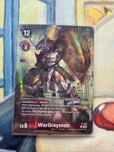 WarGreymon Alt Art P-182 P WORLD CONVERGENCE Digimon Card English NM - Picture 1 of 5