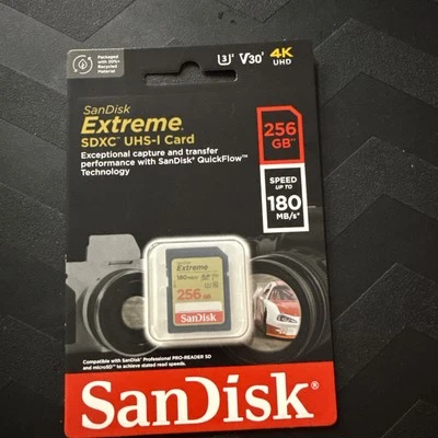 Sandisk Extreme SD Card 16GB 32GB 64GB 128GB Memory Cards for Sony & Panasonic - Image 1 of 2