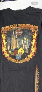 Harley Davidson vintage Y2K 2007 llama manga larga Alemania castillo Wesbaden - Imagen 1 de 5