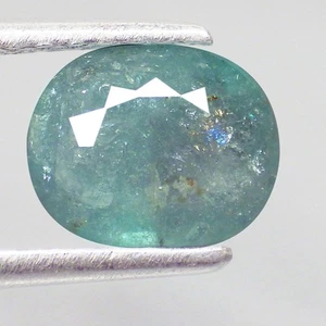 2.05 Ct Joyful (9 x 7) 100% Natural Copper Manganese Bearing Paraiba Tourmaline - Picture 1 of 7
