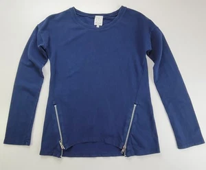 Ella Moss Navy Blue Long Sleeve Shirt Modal Girls 14 - Picture 1 of 4