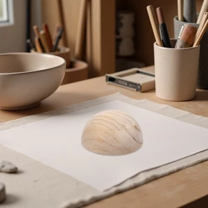  Strumento per ceramica: strumento geometrico per formatura ceramica 12 cm - stampo per ceramica in legno per - Foto 1 di 9