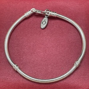 Pandora ALE Sterlingsilber Karabinerverschluss Bettelarmband ~ 7 1/2" 13,3 g - Bild 1 von 3