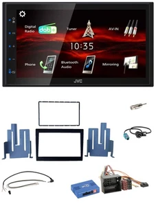 JVC USB Bluetooth Lenkrad DAB 2DIN Autoradio für Porsche Boxster 09-12 - Bild 1 von 11