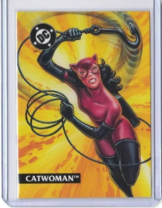 1994 Kenner Legends of Batman Catwoman Action Figure Trading Card #K4 Skybox - Picture 1 of 2