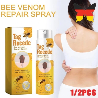 MARKENLOS Tag Recede Bienengift Spray natürlicher Extrakt Tag Recede Bee Treatment Spray