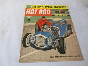 RIVISTA HOT ROD LUGLIO 1961 315 CV CORVETTA 4 MARCE - Foto 1 di 2