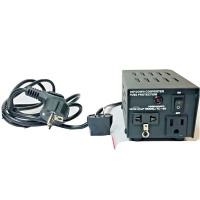 Seven Star TC100 100 Watt 110 220 Volt Voltage Converter 110v 220v Power Source - Image 1 of 4