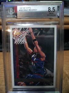 Tracy McGrady 1997-98 Topps #125 BGS CASI NUEVO-COMO NUEVO+ 8,5 Raptors radiocontrol - Imagen 1 de 1