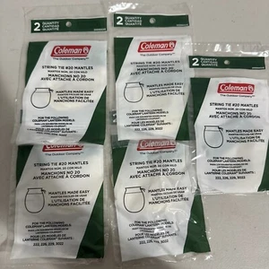 LOT OF 5 PACK COLEMAN  STRING TIE #20 MANTLES - Picture 1 of 4