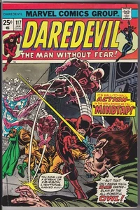 Daredevil #117 BLACK WIDOW !!!-MCU Movie!! 1975 VERY HIGH GRADE W-OW pages!! - Picture 1 of 5