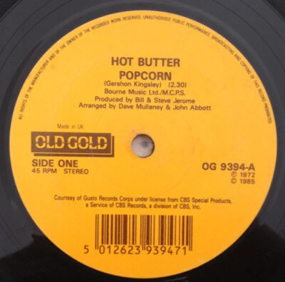Hot Butter / The Peppers - Popcorn / Pepper Box (7", Single) Foto 1 de 2
