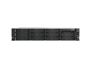 QNAP 2U 8-BAY SHORT DEPTH RACKMOUNT NAS/ISCSI IP-SAN. INTEL ATOM C5125 8C 2.8GHZ - Picture 1 of 2
