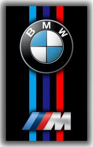 BMW M Power Innen Außen Banner Flagge 3x5ft 90x150cm Auto Lüfter Bestes Banner - Bild 1 von 6