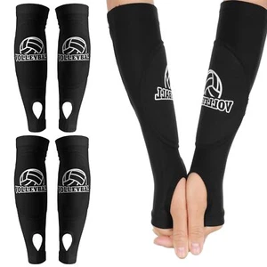2Pairs Volleyball Arm Sleeves Passing Hitting Forearm Volleyball Sleeves with... - Picture 1 of 6