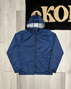 Reigning Champ Packable Printed Men's Blue Windbreaker Jacket - Size Medium - Bild 1 von 8