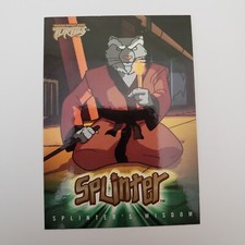 2003 Fleer Teenage Mutant Ninja Turtles Card #3 Splinter Wisdom Gold Variant