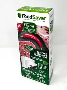 FoodSaver FBSQ25G10-NP BPA free Sous Vide Bags ** NEW ** - Picture 1 of 2