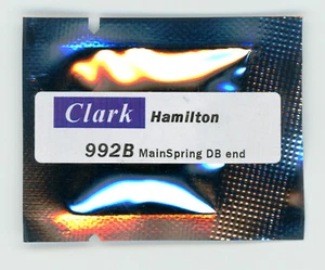 Hamilton 16 size Mainspring 992B DB MSN-604 717042 35435 "CLARK" - Picture 1 of 2