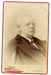 Vintage Cabinet Card Henry Ward Beecher clergyman, social reformer, and speaker