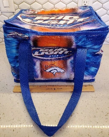 Bud Light Insulated Soft Cooler, Fits 20 12 oz Bottles NFL Tailgate Party Boat Cover