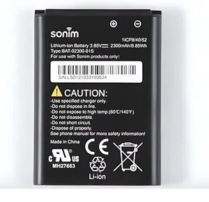 New Original Battery For Sonim XP3 Plus XP3900 BAT-02300-01S 2300mAh Battery OEM - Picture 1 of 1