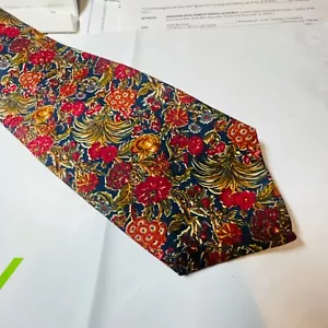 Bert Pulitzer Dayton's Collectors Edition Herren-Krawatte aus Seide Blumenmuster - Bild 1 von 2