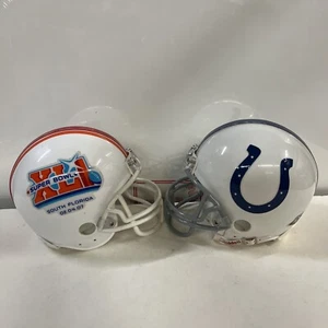 Indianapolis Colts NFL Riddell Mini Helme 2 Stück Super Bowl XLI Champions - Bild 1 von 5