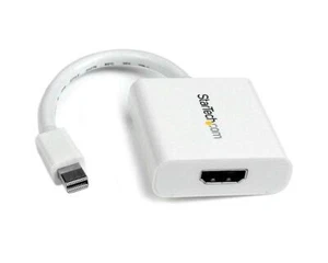 StarTech Mini DisplayPortto HDMIVideo Adapter Converter - White MDP2HDW - Picture 1 of 3