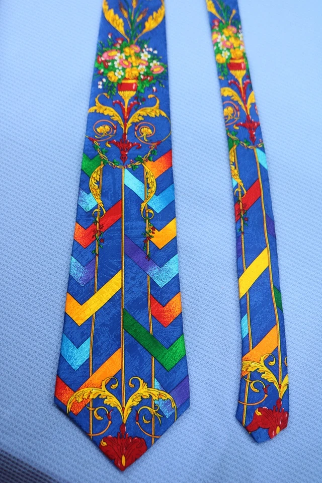 Corbata Rush Limbaugh para hombre - sin límites - floral - seda - EE. UU. Foto 1 de 4