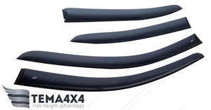 Tape-on Windows Visors Deflector Sun Rain Guard for Jaguar X-type (Sedan) 01-10 - Picture 1 of 1