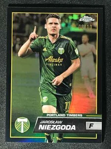 2023 Topps Chrome MLS Black Refractor #141 Jaroslaw Niezgoda - Portland 06/10 - Bild 1 von 2